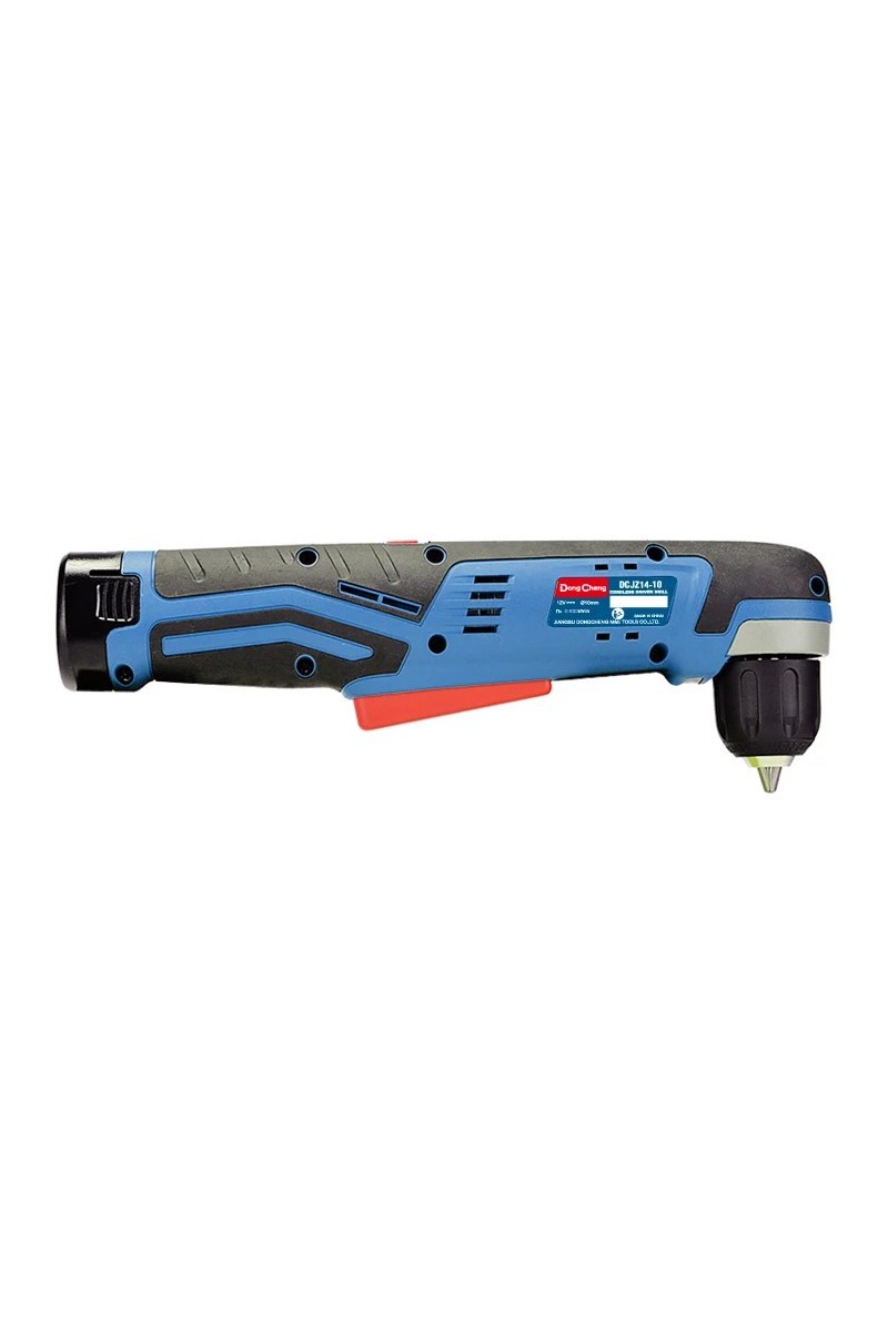 Angle drill driver 12v/2.0ah x 2 battery (type e) dongcheng DCJZ14-10