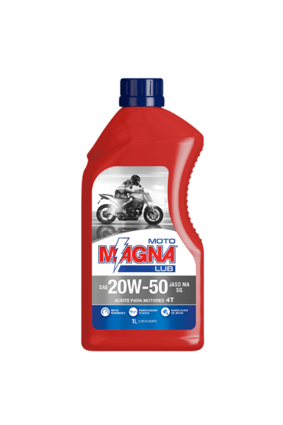 Aceite Magna Moto 4T 20W50 MA/SG X12/1L